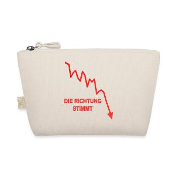 the direction is correct, spö, the red politics, red - Organic Pouch - nature - Front