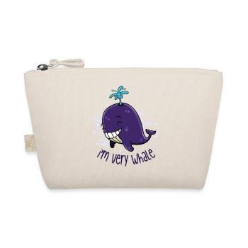 I'm very whale - Organic Pouch - nature - Front