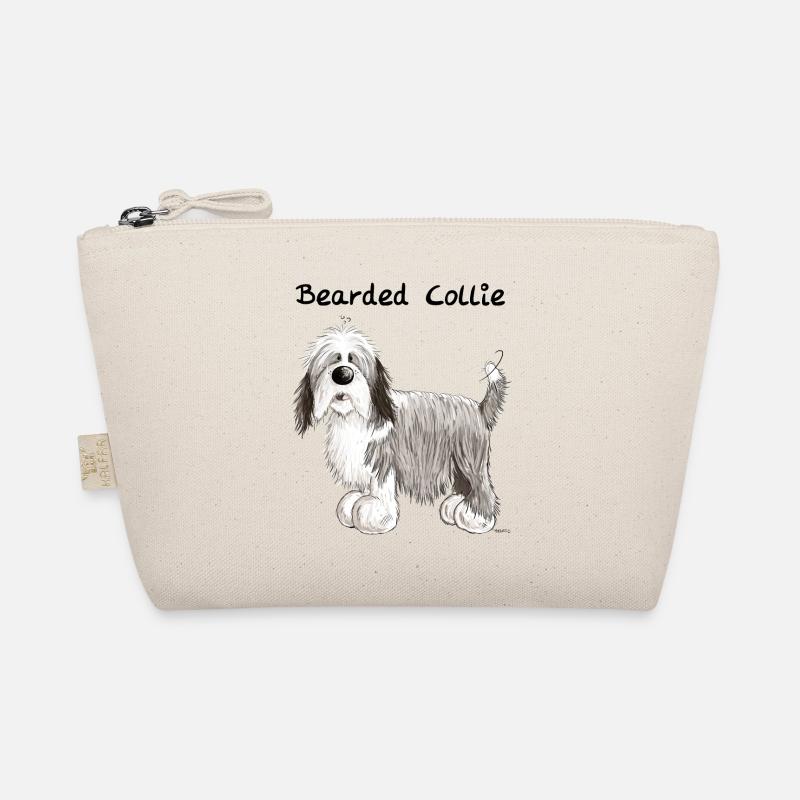 Happy Bearded Collie Organic Pouch