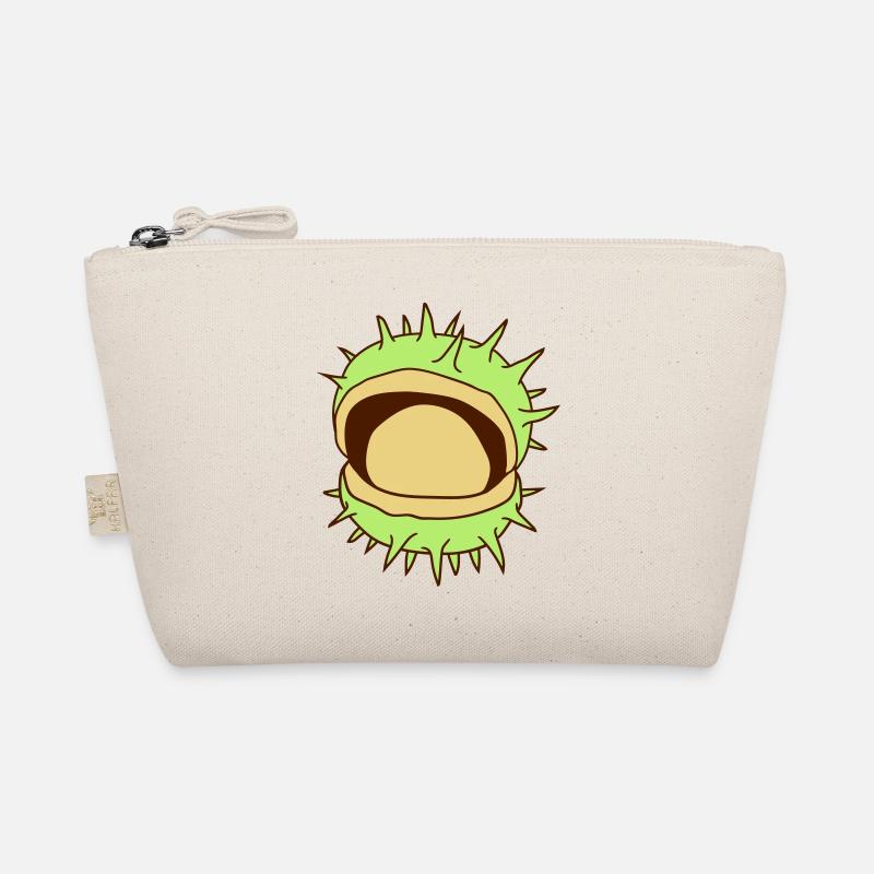 chestnut spike ball geoeffnet huelle fruit he Organic Pouch