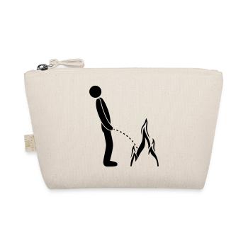 hot fire extinguish flames fire department logo in the ste - Organic Pouch - nature - Front