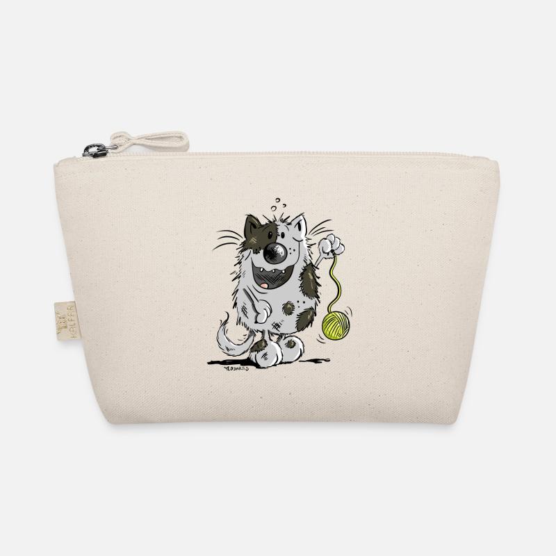 Playing cat Organic Pouch