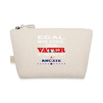 Egal wie cool vater geschenk ist Kroatien - Bio-Täschchen - Natur - Vorne