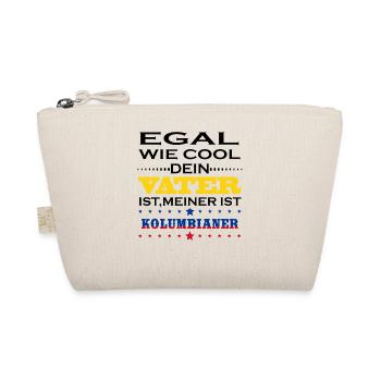 Egal wie cool vater geschenk Kolumbien - Bio-Täschchen - Natur - Vorne