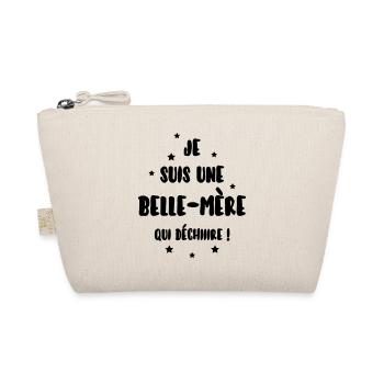 Belle-Mère - Belle Mere - Maman - Mariage - Bébé - Organic Pouch - nature - Front