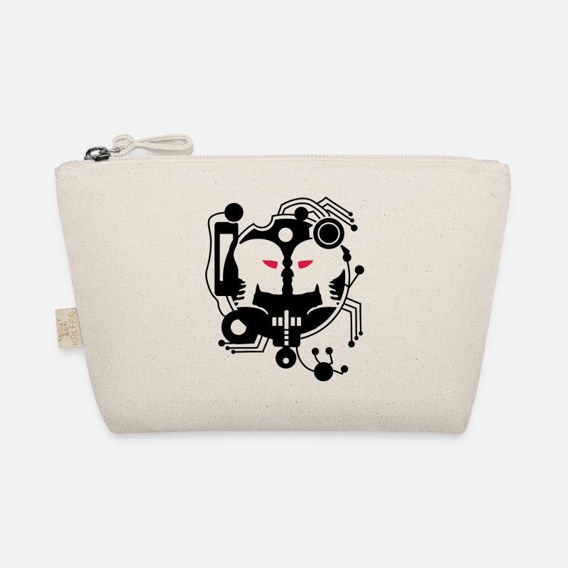 Cyber Love circuit with two cyborgs Organic Pouch