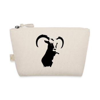 steinbock tier - Bio-Täschchen - Natur - Vorne