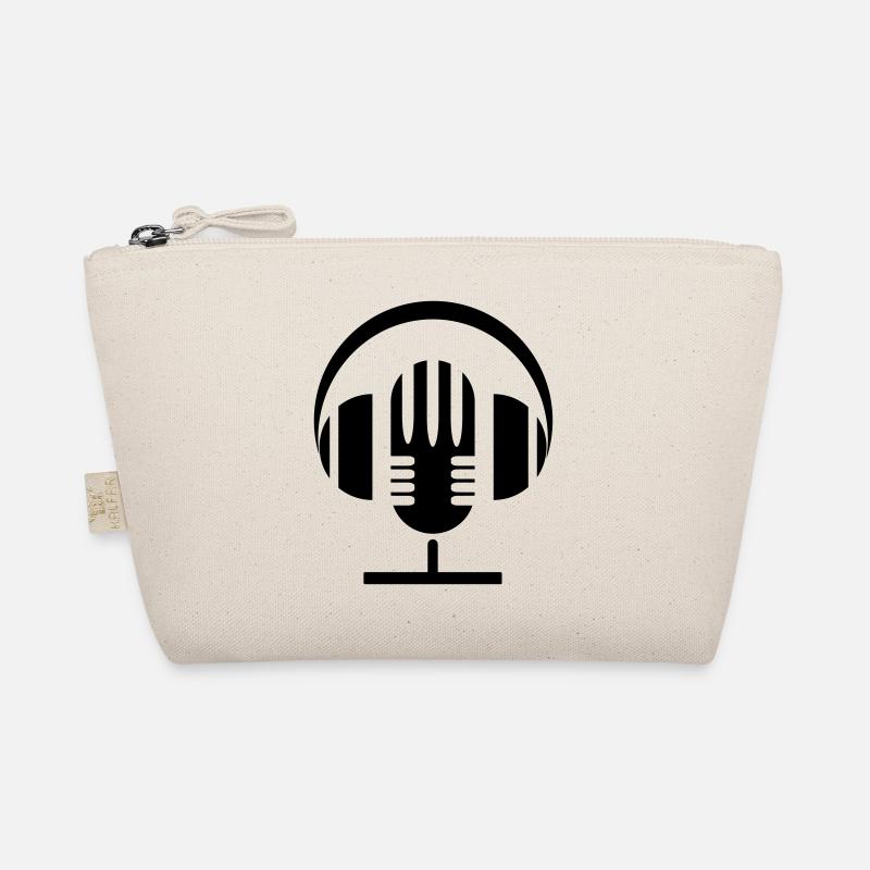 Mic and Headphones Bio-Täschchen