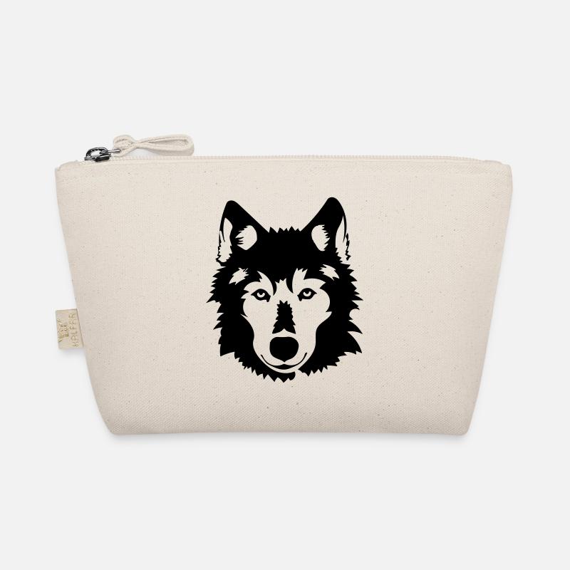 wolf - Organic Pouch - nature