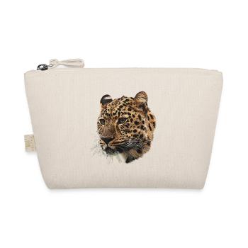 Cheetah head canvas, big cats, wildlife motifs - Organic Pouch - nature - Front