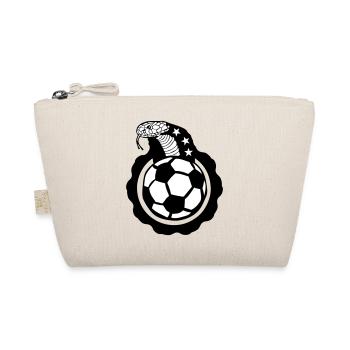 Fußball Schlange cobra logo club - Bio-Täschchen - Natur - Vorne