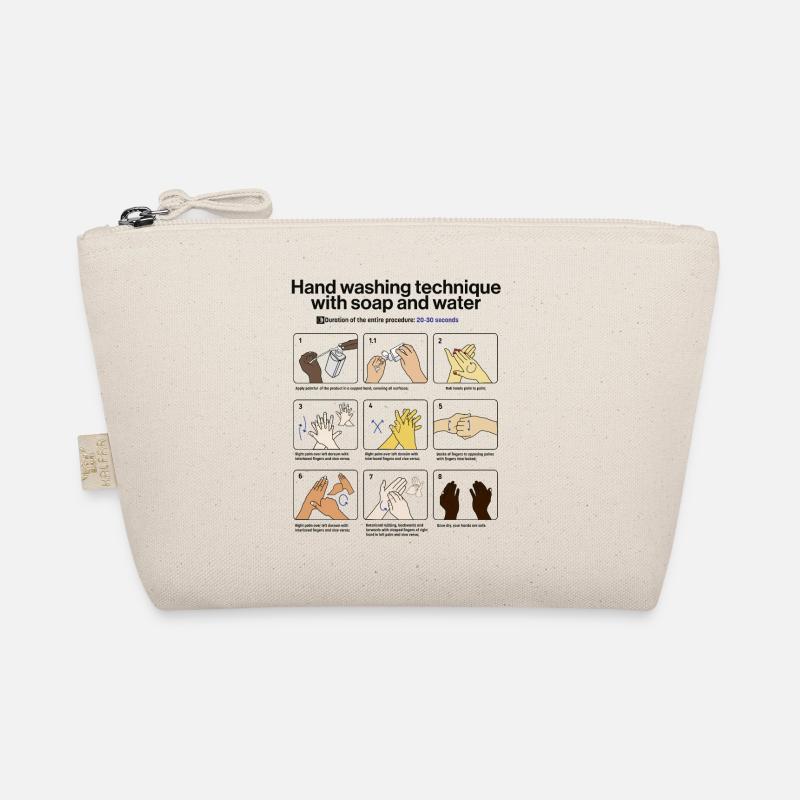 Hand Washing Instructions Organic Pouch