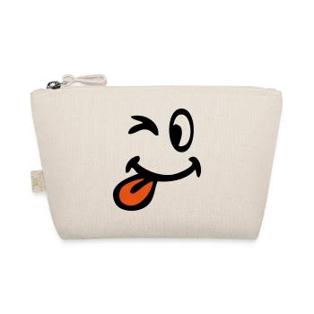sourire clin oeil tire langue - Trousse biologique - nature - Devant