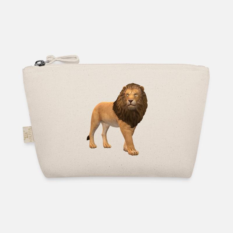 3D lion Organic Pouch