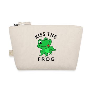Grenouille prince princesse bisous grenouille - Trousse biologique - nature - Devant