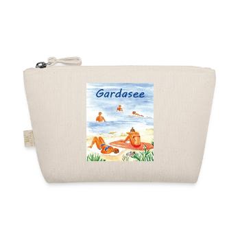 Gardasee am Strand - Bio-Täschchen - Natur - Vorne