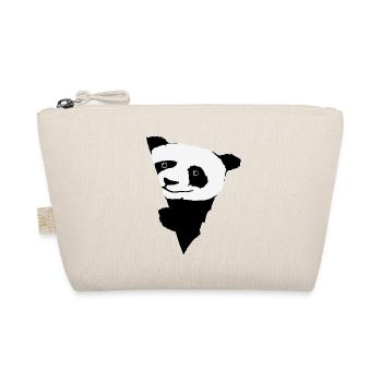 animal- color- fun- heart- nature- mask- penda - Organic Pouch - nature - Front