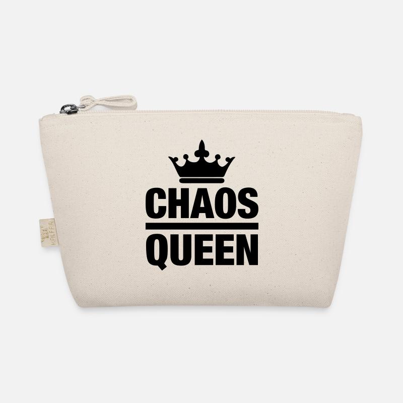 Chaos Queen Chaotin Messy Crown Queen Chaot Trousse biologique