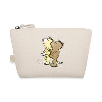 Janosch Tiger And Bear Peeing - Organic Pouch - nature - Front