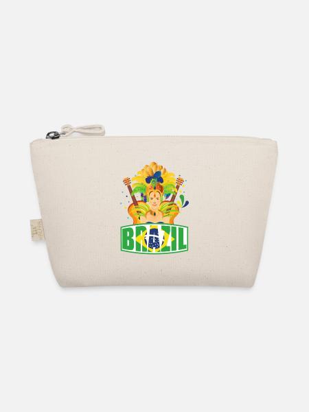 Brésil Brésil Musique du drapeau brésilien - Trousse biologique - nature - Devant