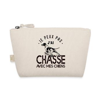 Je peux pas j'ai chasse avec mes chiens chasseur - Trousse biologique - nature - Devant