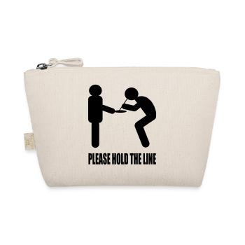 Please Hold The Line - Bio-Täschchen - Natur - Vorne