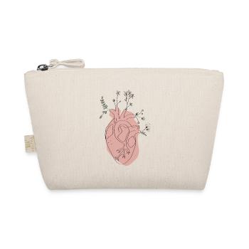 Coeur de fleur Lineart - Trousse biologique - nature - Devant