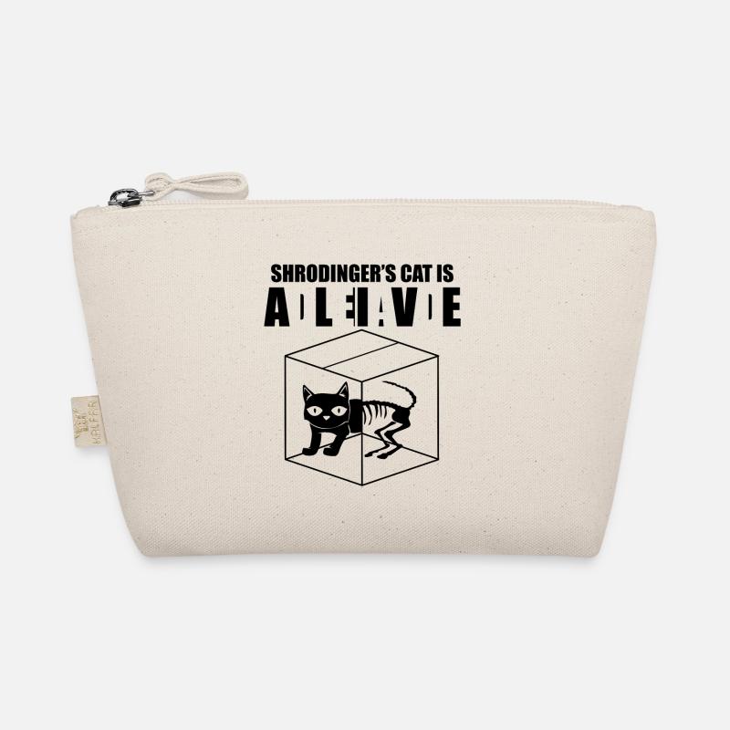 Schrödingers Katze Dead & Alive Student Physik Bio-Täschchen