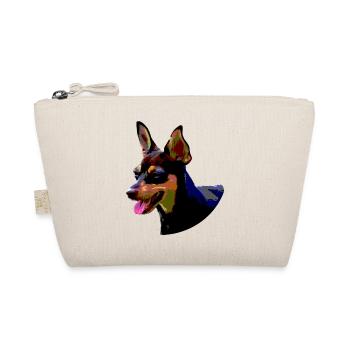 pinscher doberman coloré - Trousse biologique - nature - Devant