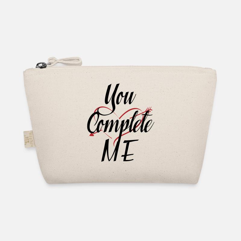 Valentinstag Sprüche You Complete Me Geschenk Bio-Täschchen