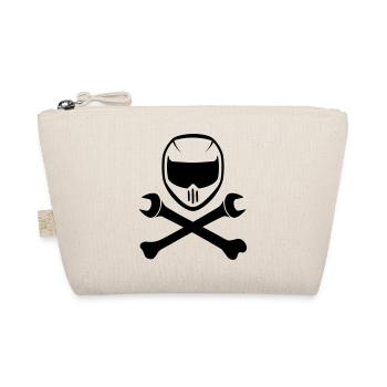 Sports motorcycle helmet with cooking wrench - Organic Pouch - nature - Front