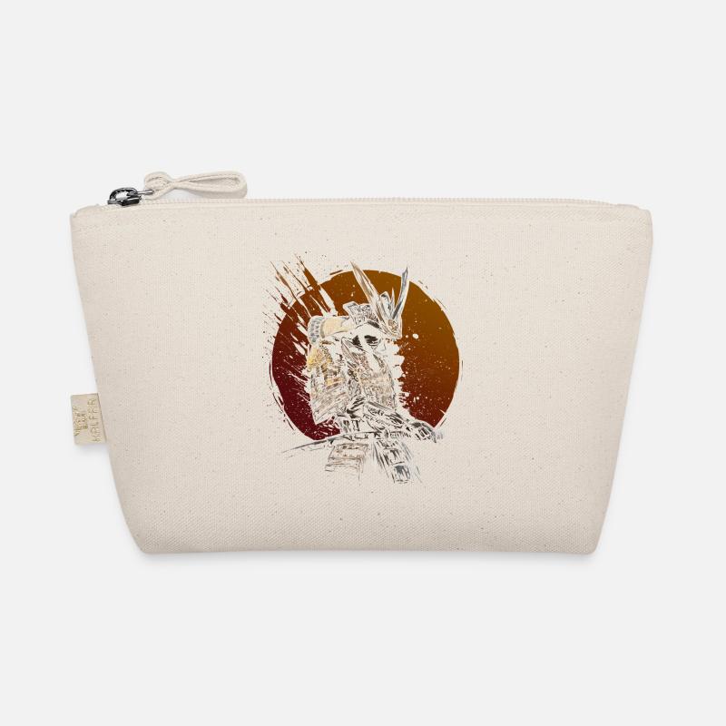 Samurai Warrior Rising Sun Katana Art Organic Pouch
