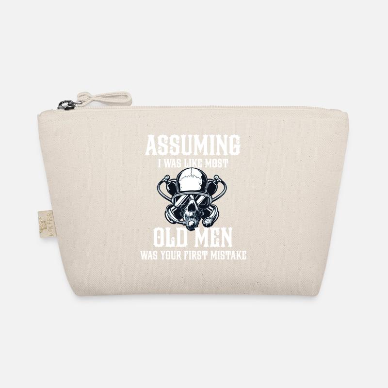 Old Men Scuba - Organic Pouch - nature