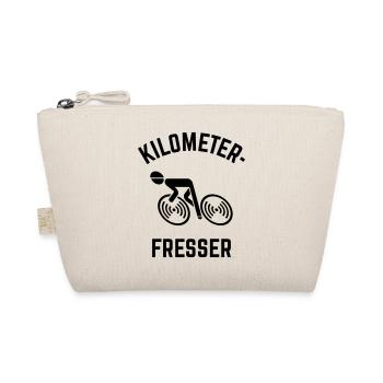 Kilometerfresser Rennradfahrer (Rennrad / L<–R) - Bio-Täschchen - Natur - Vorne