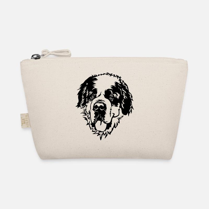 Bernhardiner Kopf Bio-Täschchen