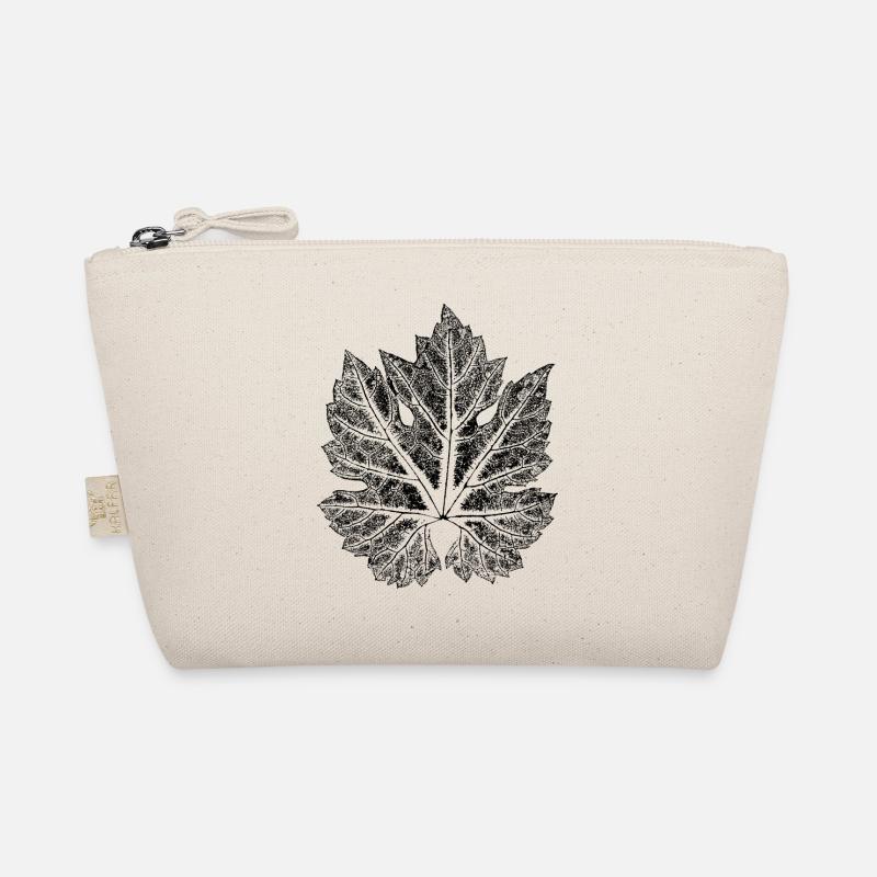 Grape leaf - leaf of wine / botanical Organic Pouch