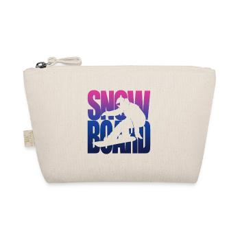 Snowboard Vacation Sports Winter Sports Snowboarder Cadeau - Trousse biologique - nature - Devant