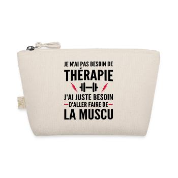 thérapie muscu / humour musculation - Trousse biologique - nature - Devant