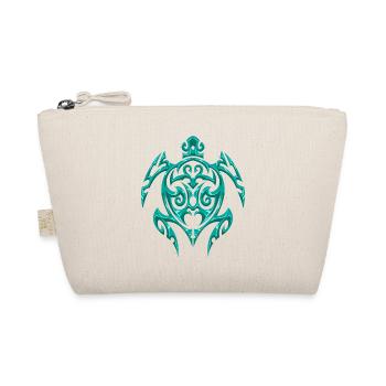 Maori Turtle Tribal Divers Animals - Organic Pouch - nature - Front