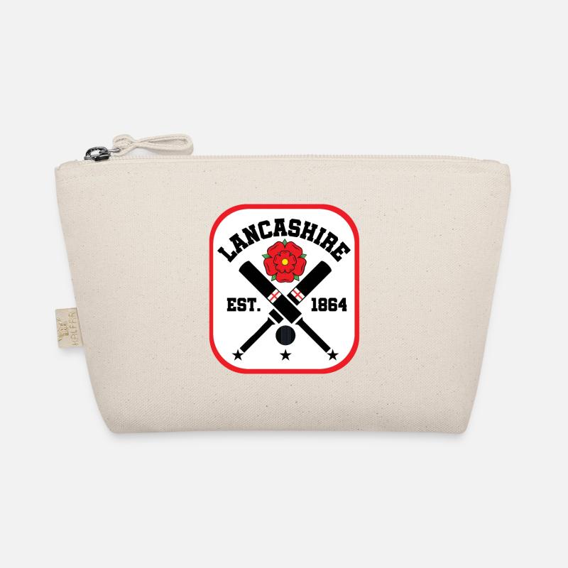 Lancashire County Cricket - Organic Pouch - nature