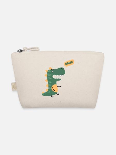 Dinosaurier - Bio-Täschchen - Natur
