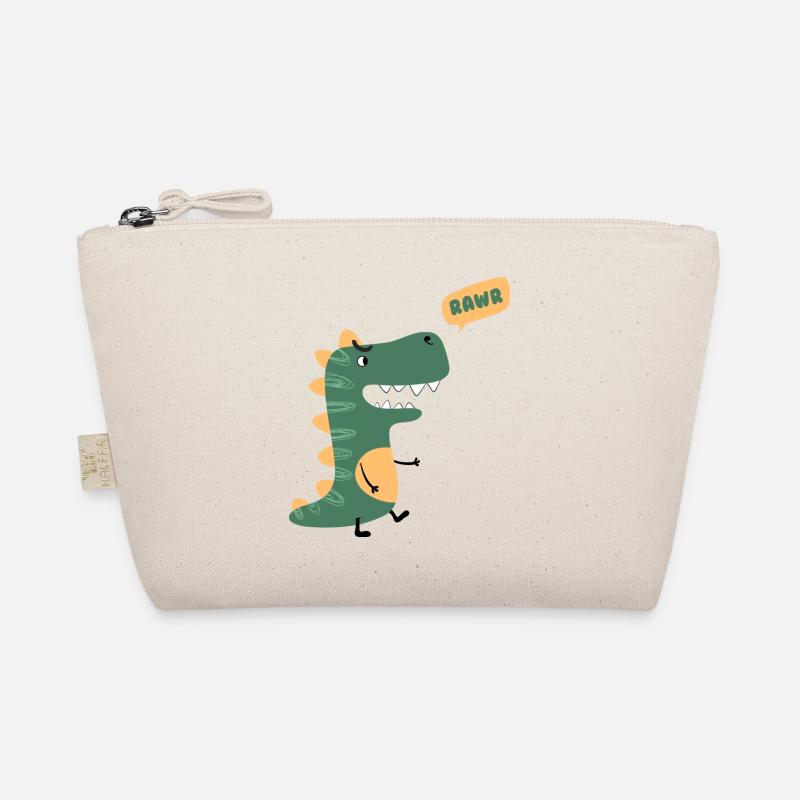 Dinosaurier - Bio-Täschchen - Natur