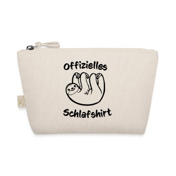 Offizielles Schlafshirt - Bio-Täschchen - Natur - Vorne