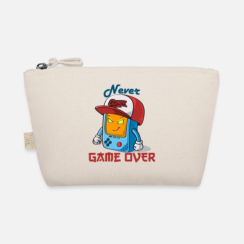 Never Game over - Bio-Täschchen - Natur