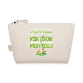 Mon truc mon jardin et mes poules cadeau humour - Trousse biologique - nature - Devant