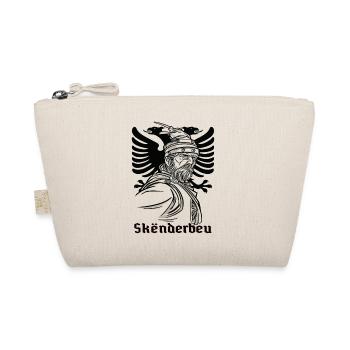 Albanien Flagge Adler Skanderbeg Illyrian Shqip - Bio-Täschchen - Natur - Vorne