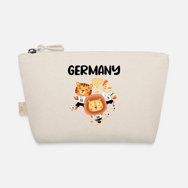 Fußball-Team Deutschland Tiere Geschenk Bio-Täschchen