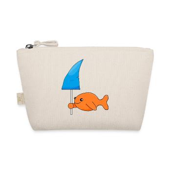 Goldfish with shark fin - Organic Pouch - nature - Front