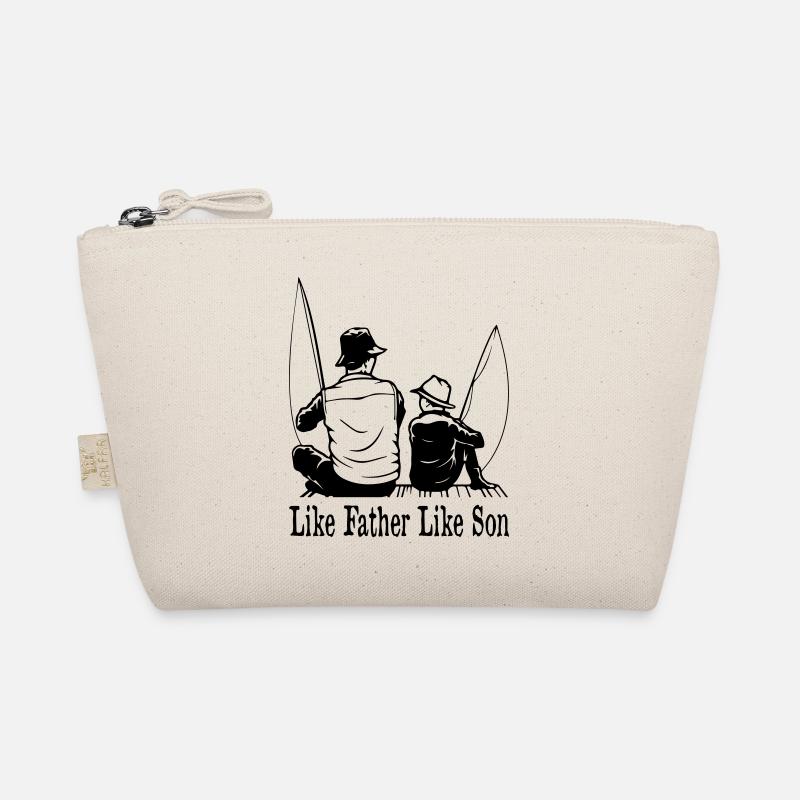 Like Father Like Son Fishing - Bio-Täschchen - Natur