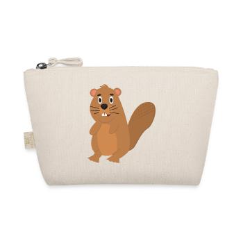 Beaver - Organic Pouch - nature - Front